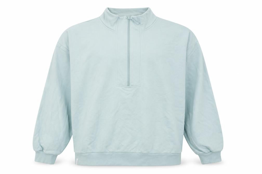 Bekkin Men's Blue 2XL Half Zip Sweatshirt Long Sleeve Regular Fit