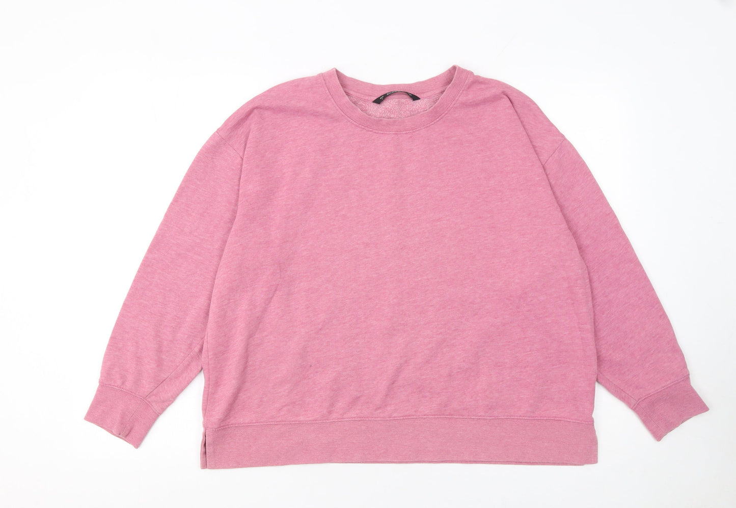 St. Bernard for Dunnes Stores Womens Pink Crew Neck Pullover Sweatshirt Size L