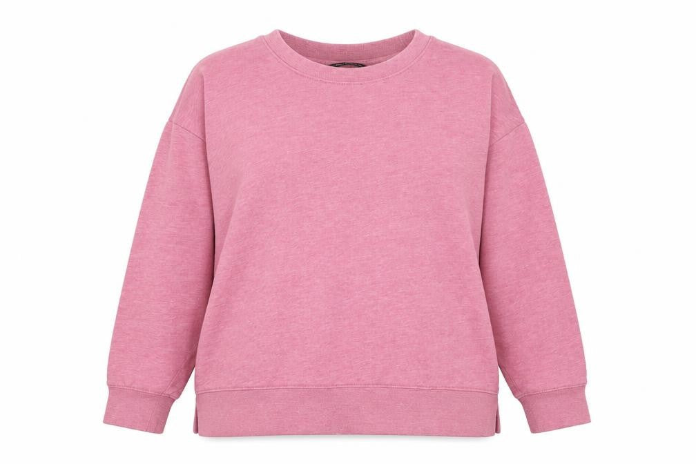 St. Bernard for Dunnes Stores Womens Pink Crew Neck Pullover Sweatshirt Size L