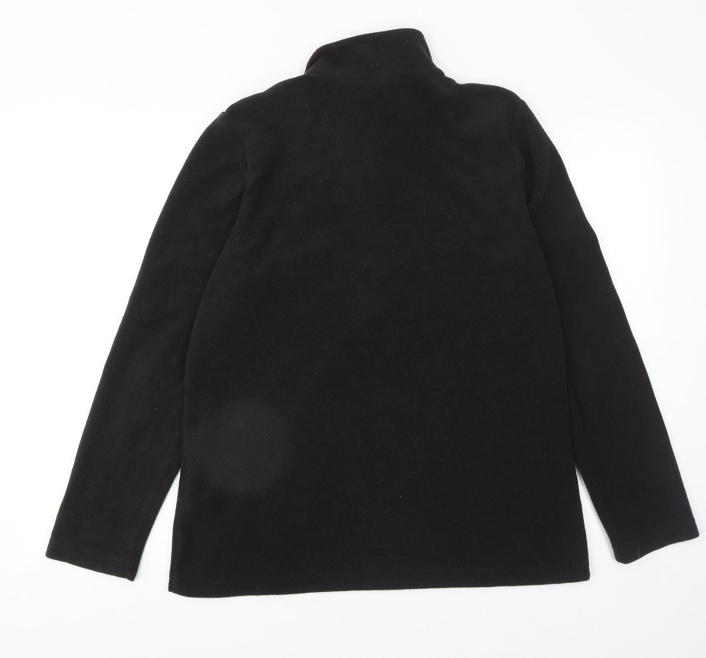 Regatta Great Outdoors Womens Black Fleece 1/2 Zip Pullover UK 14
