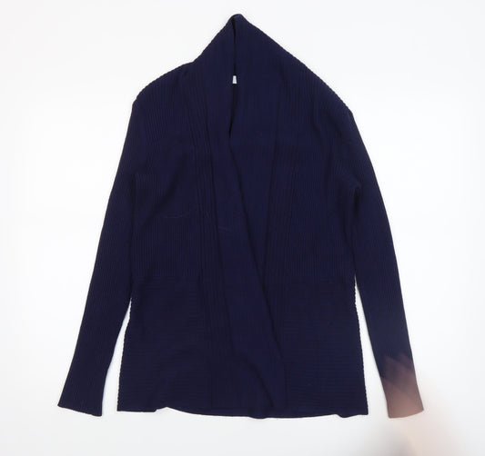 John Lewis Women's Blue Long Sleeve Knit Cardigan Size 8