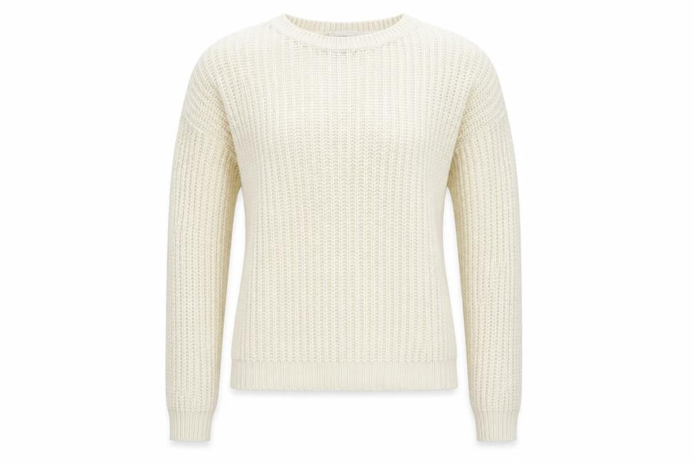 SoulCal & Co Womens Ivory Chunky Knit Jumper Size 8