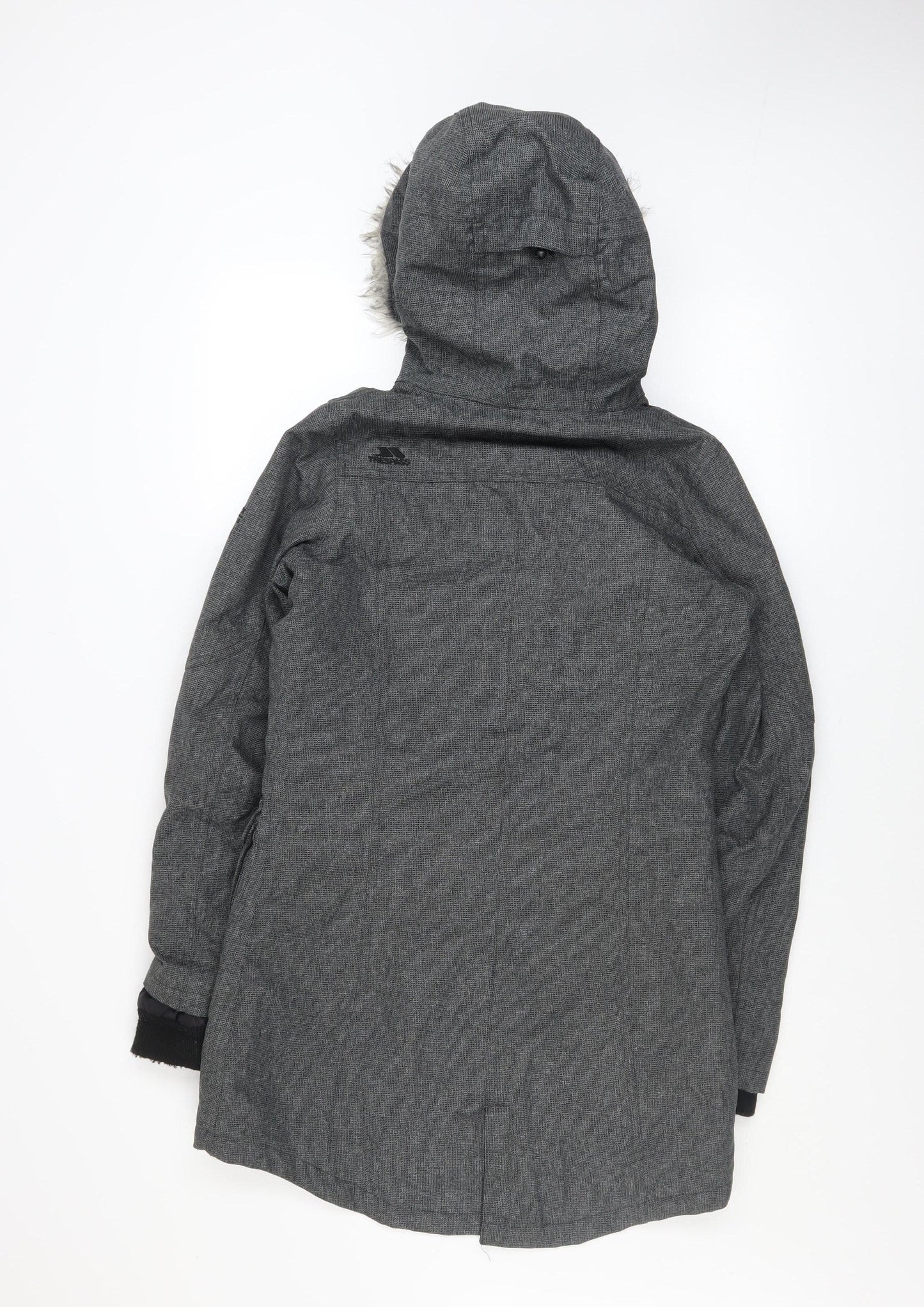 Trespass Men's Grey XS Waterproof Hooded Parka Coat