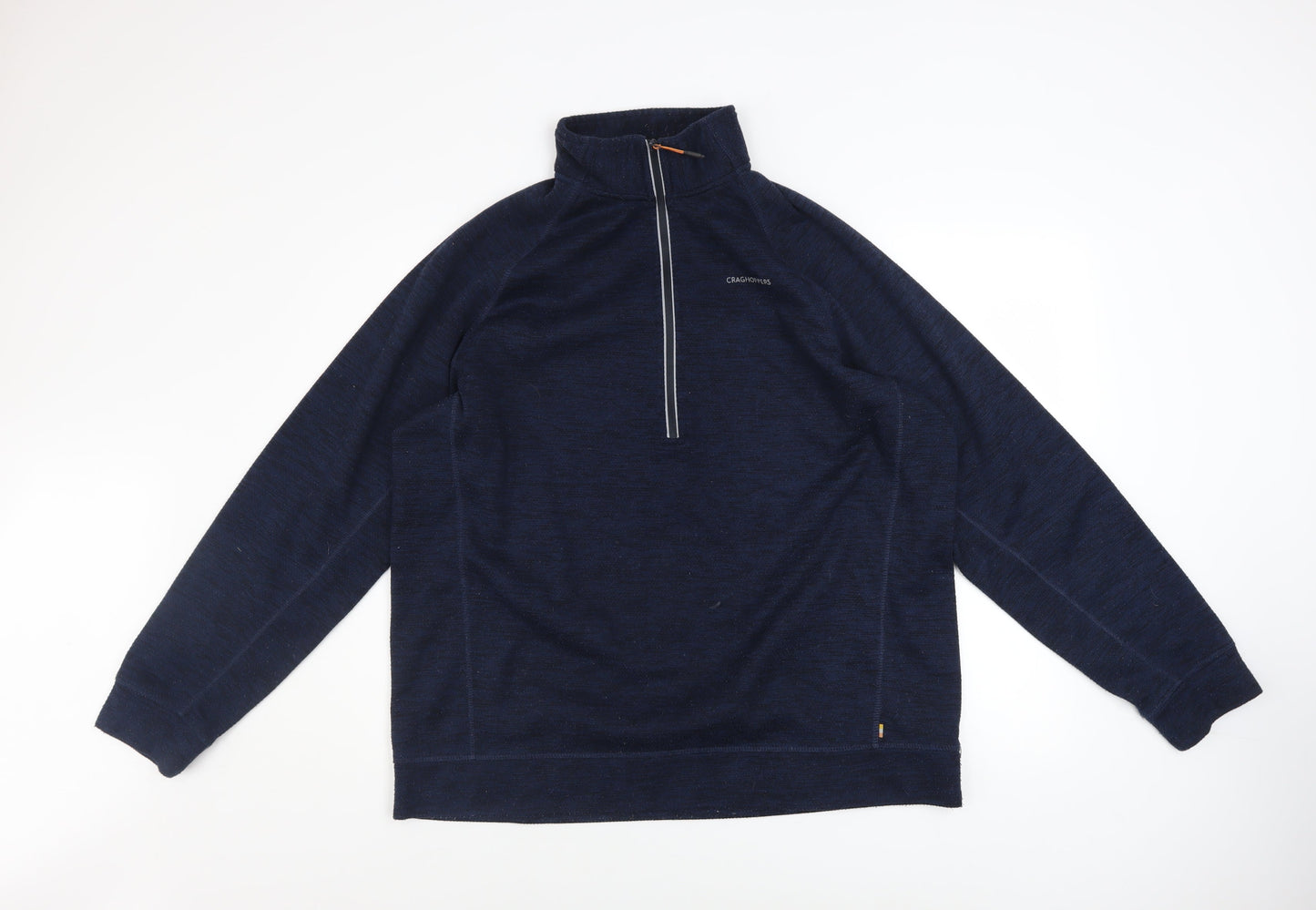 Craghoppers Men's Blue XL Fleece 1/2 Zip Pullover Sweatshirt