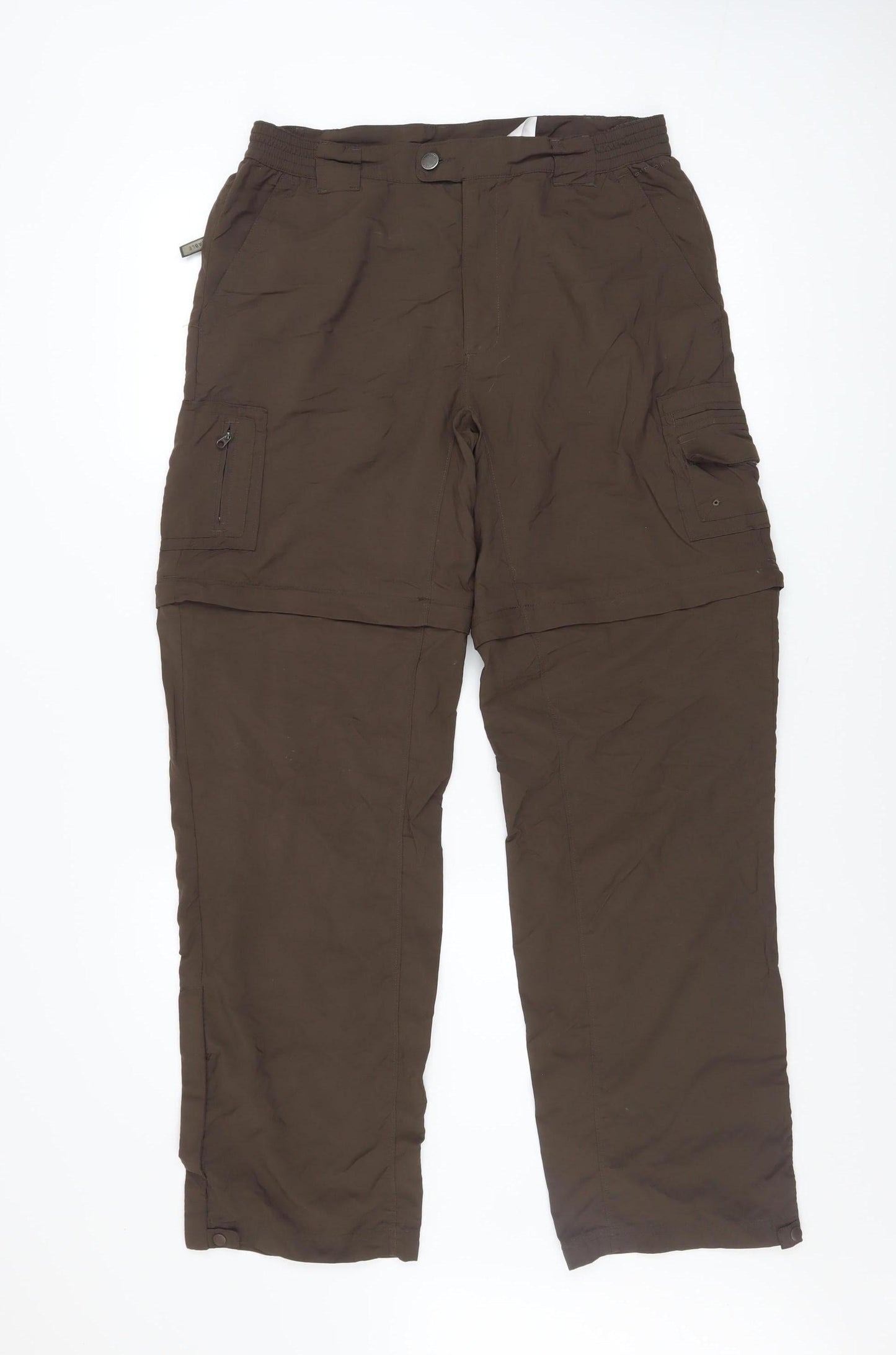 Columbia Men's Brown Cargo Convertible Trousers Size M