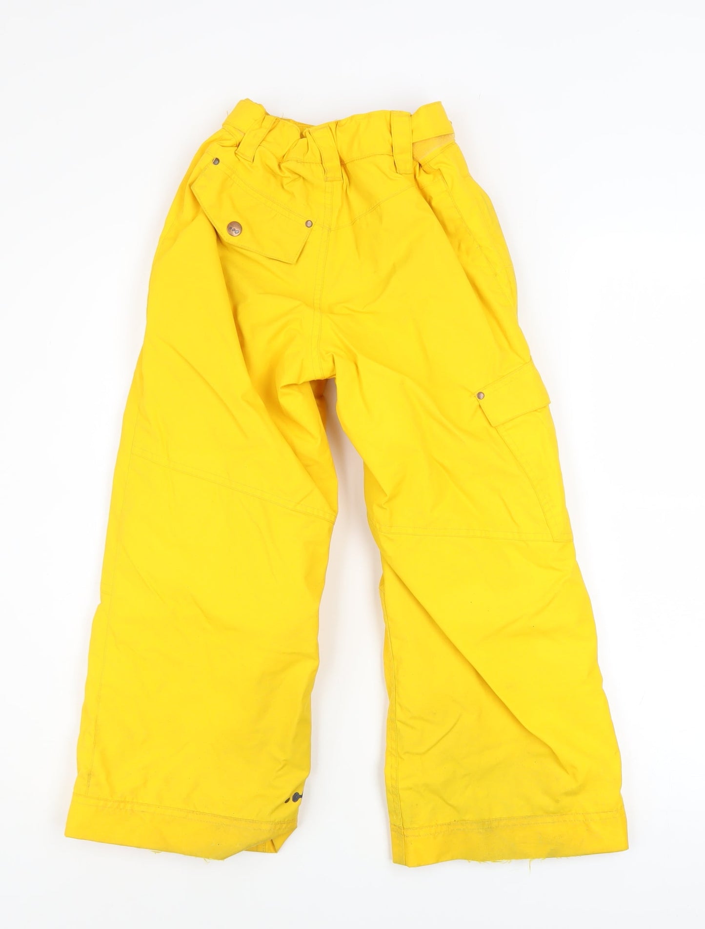 Wed'ze Boys Yellow Waterproof Ski Snow Pants 6 Years Winter Trousers