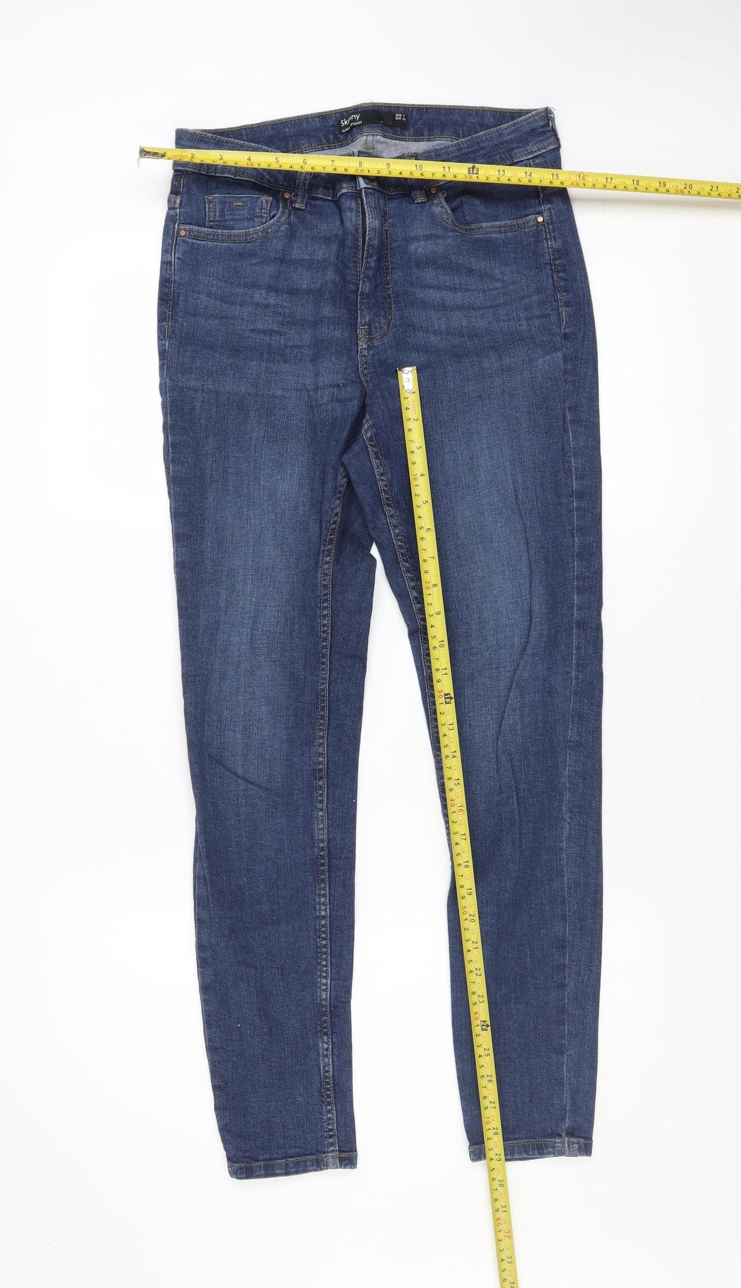Dunnes Stores Women Blue Skinny Denim Jeans Size 10