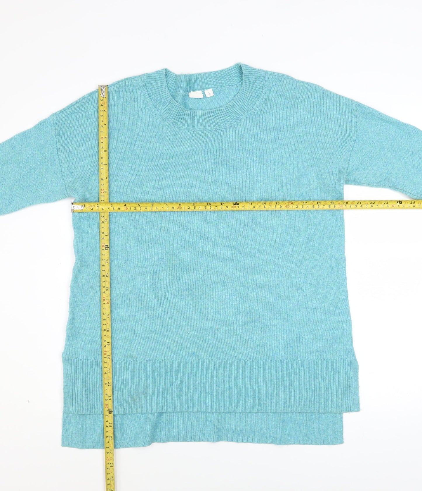 GAP Women’s Blue Crew Neck Wool Blend Knit Jumper Size M