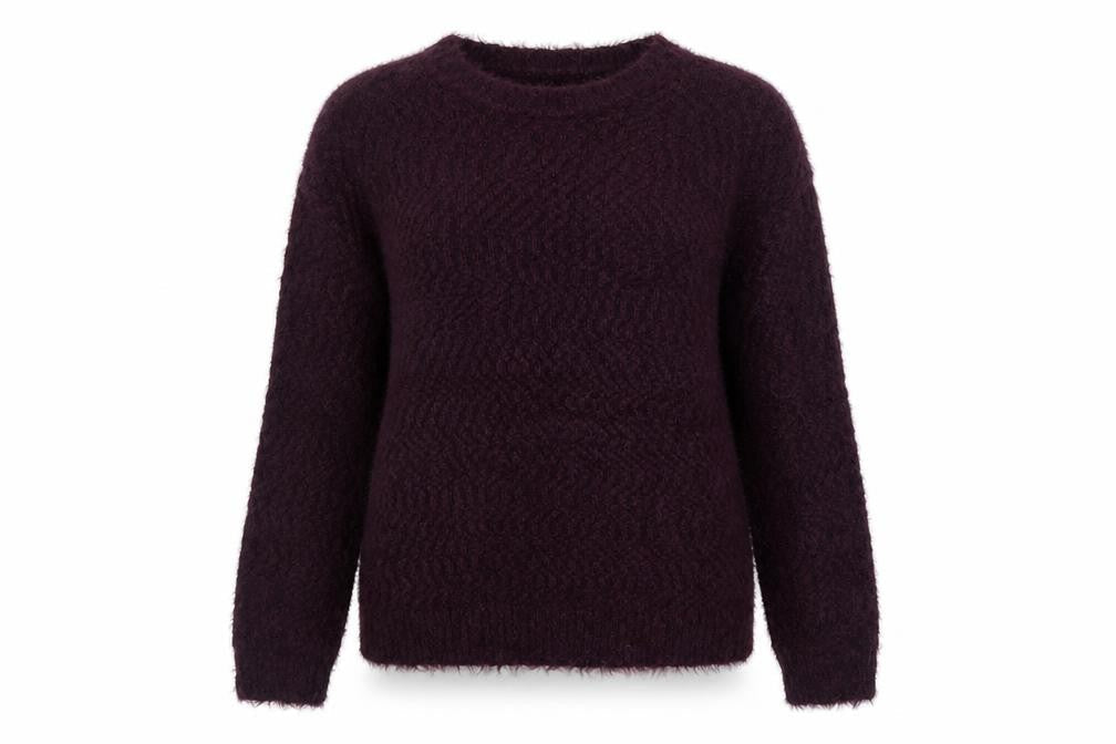 Marks and Spencer Women’s Purple Chunky Knit Pullover Jumper M