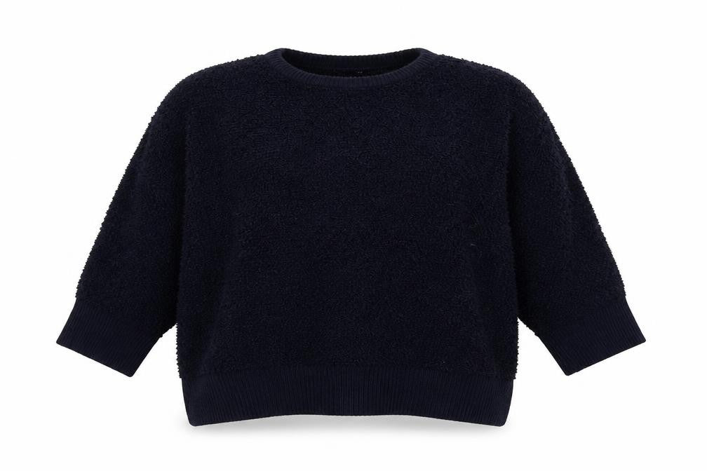 Marks and Spencer Women’s Blue Crew Neck Relaxed Fit Knit Jumper Size 18