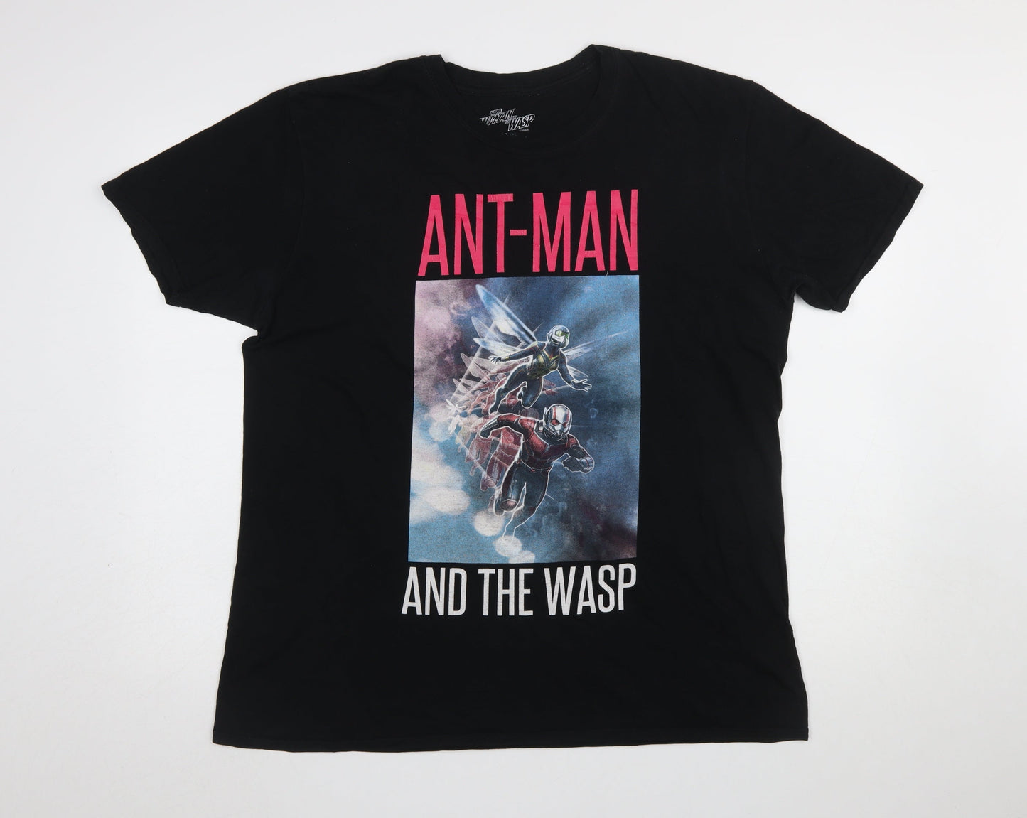 Marvel Ant-Man and The Wasp Black XL Men's Graphic T-Shirt