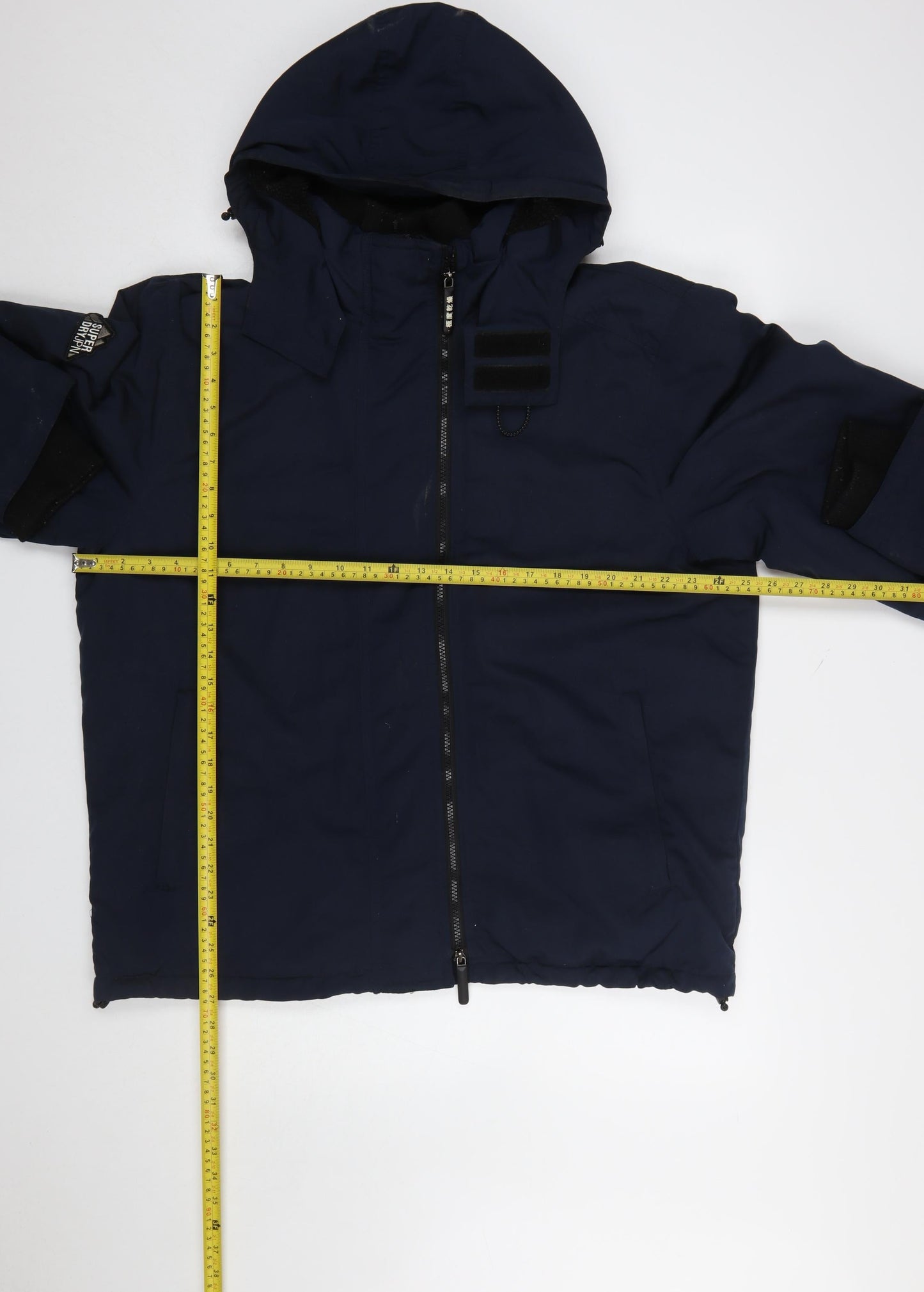 Superdry Men's Blue 3XL Hooded Puffer Jacket Winter Casual