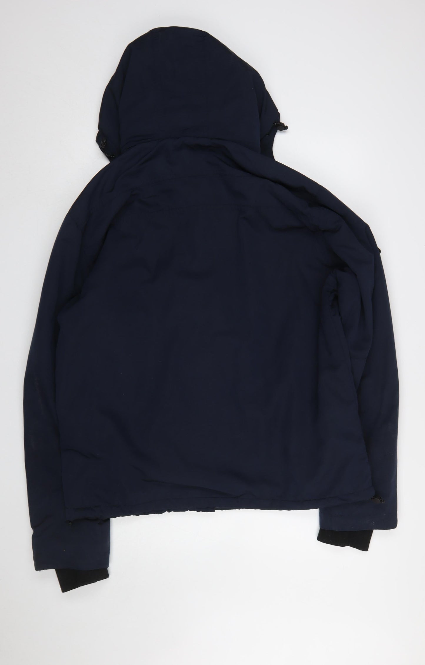 Superdry Men's Blue 3XL Hooded Puffer Jacket Winter Casual