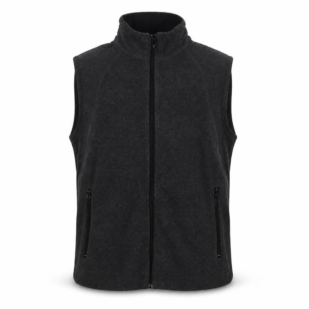 Columbia Women's Grey Fleece Zip-Up Waistcoat Bodywarmer Size L