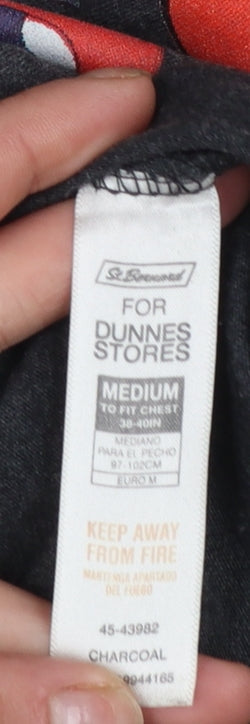 Dunnes Stores Rolling Stones Black Graphic T-Shirt Unisex M