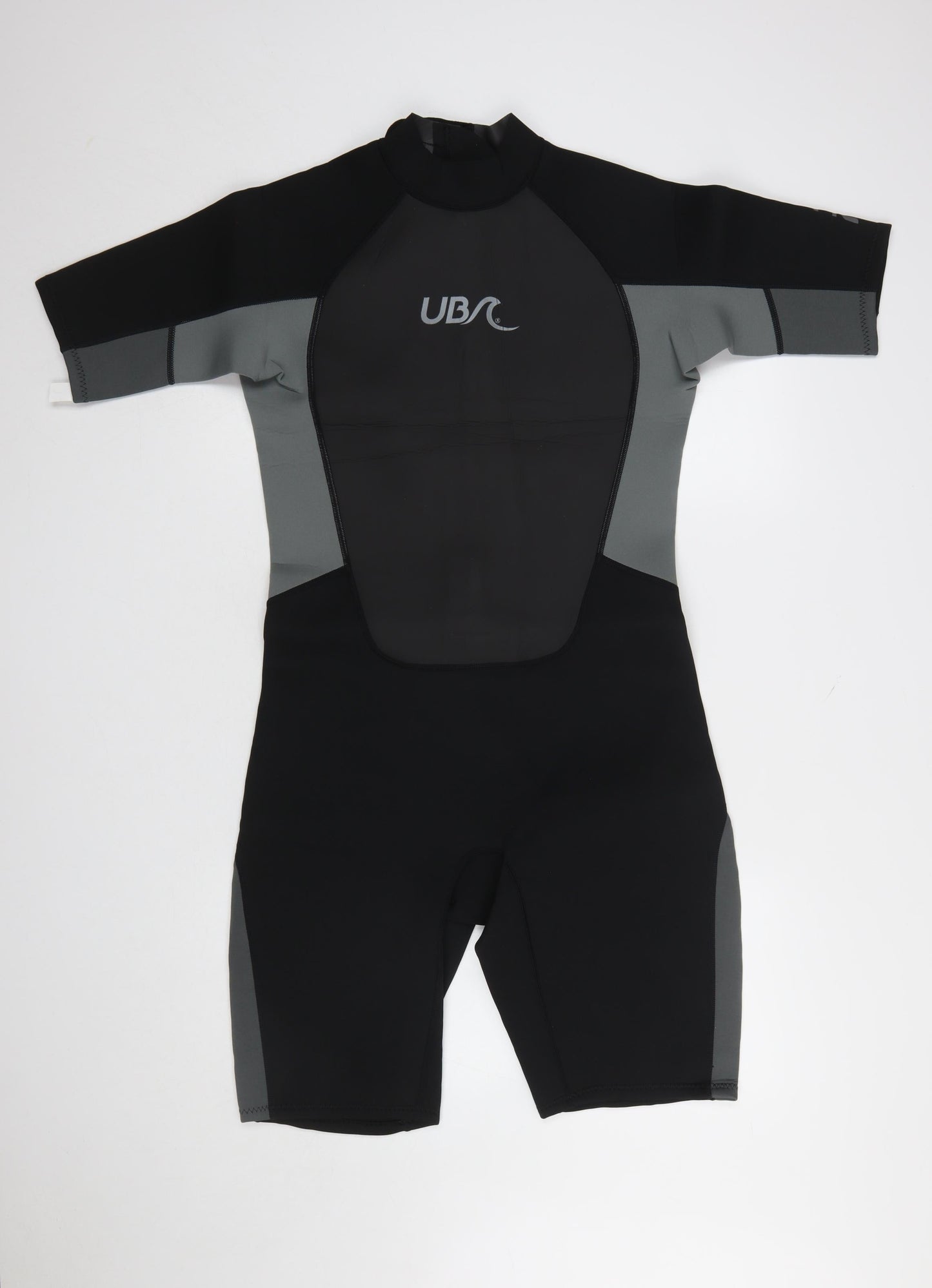 Urban Beach Mens Black & Grey Shorty Wetsuit L Neoprene Surfing
