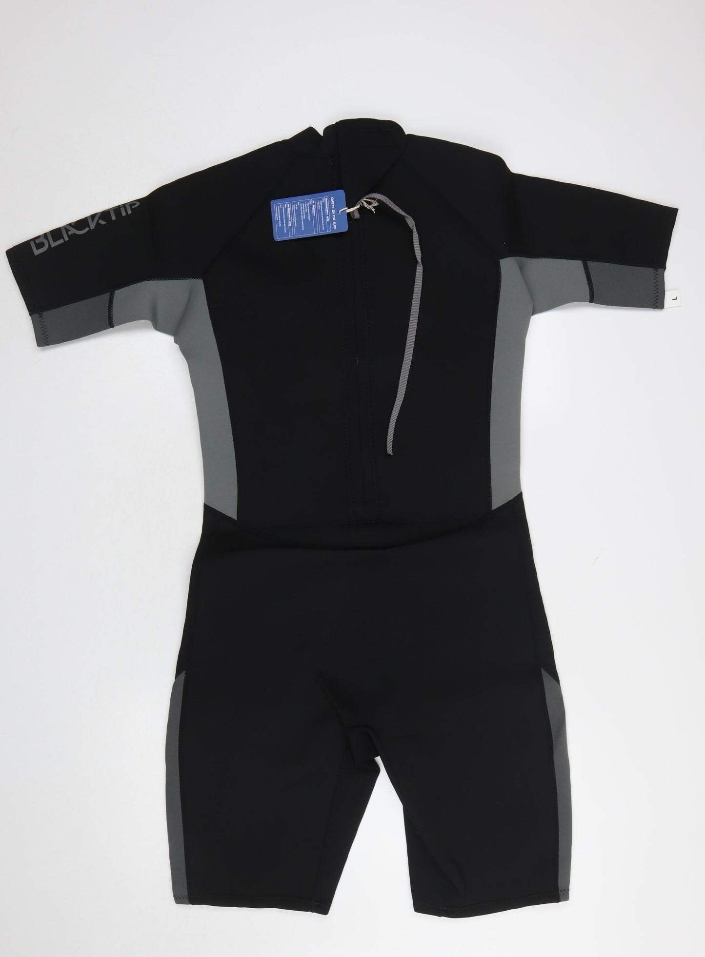 Urban Beach Mens Black & Grey Shorty Wetsuit L Neoprene Surfing