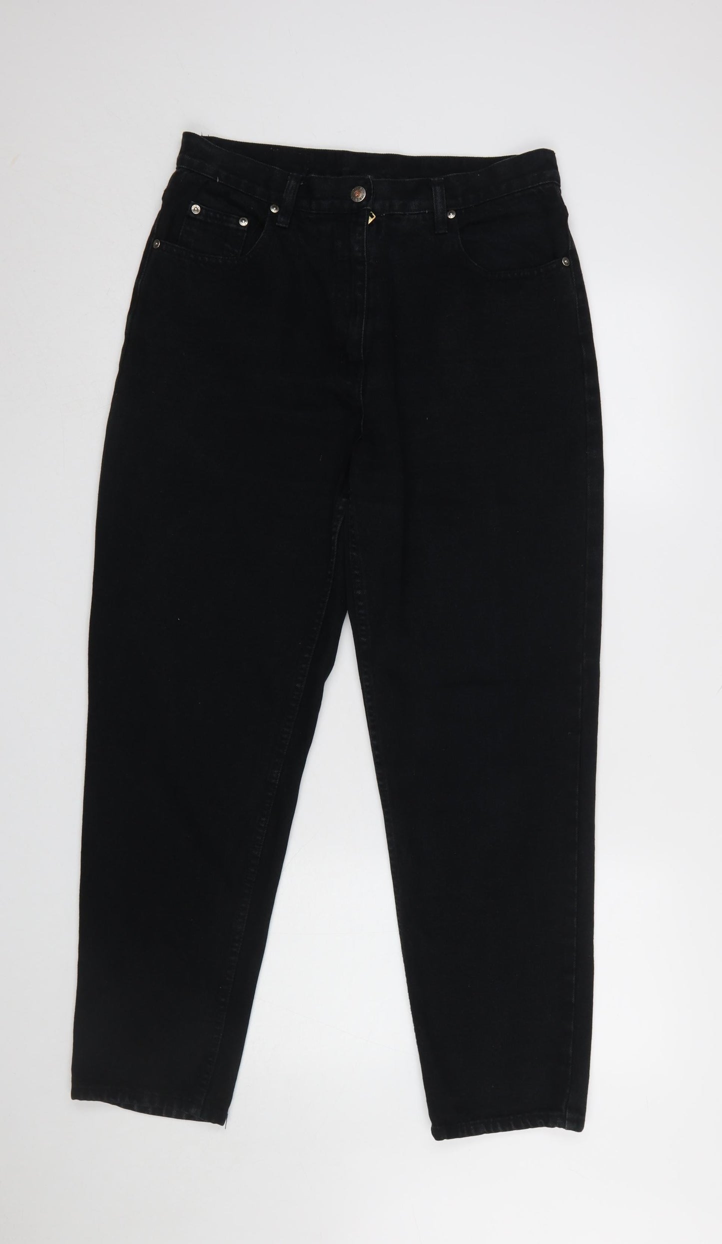 B-52 Black High Rise Mom Jeans Women’s Size 16 Vintage Denim