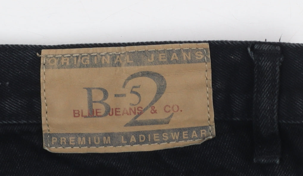 B-52 Black High Rise Mom Jeans Women’s Size 16 Vintage Denim