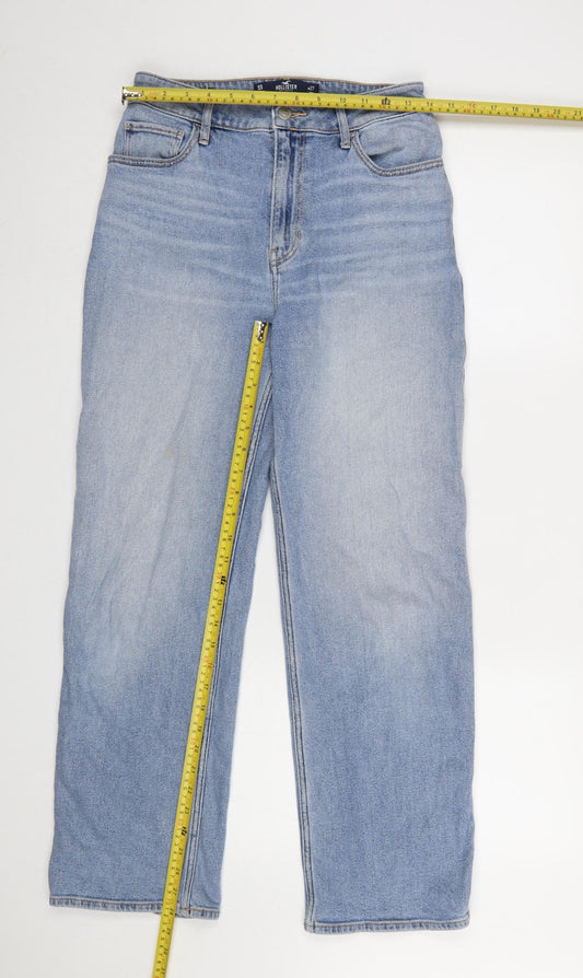 Hollister Women’s Blue High Rise Straight Jeans Size 5 Slim W27 L29