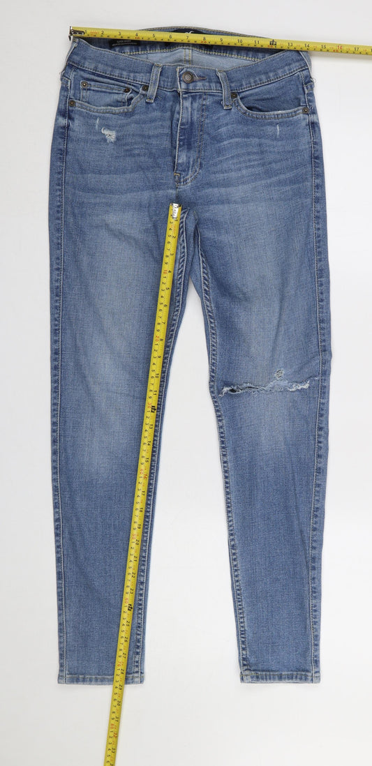 Hollister Women's Blue Super Skinny Stretch Jeans Size 12 W30 L30