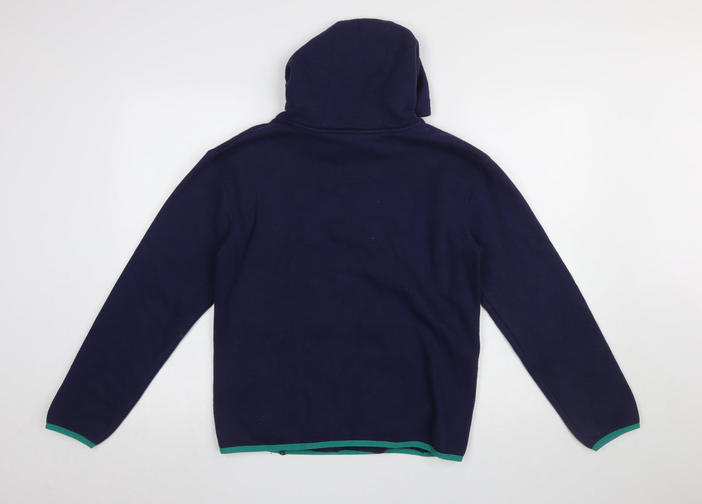 Levi's Boys Navy and Green Pullover Hoodie Size 14A 164cm Cotton Blend