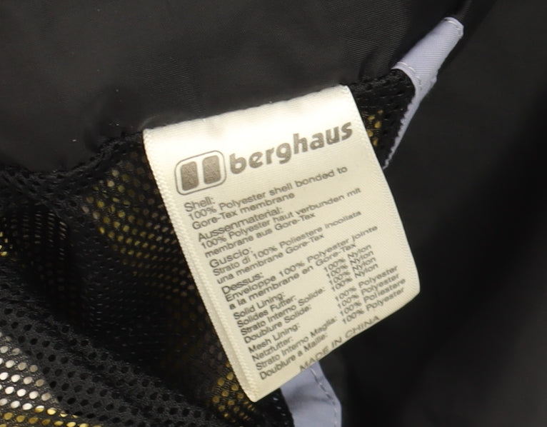 Berghaus Women Blue Size 18 Waterproof Hooded Parka Jacket