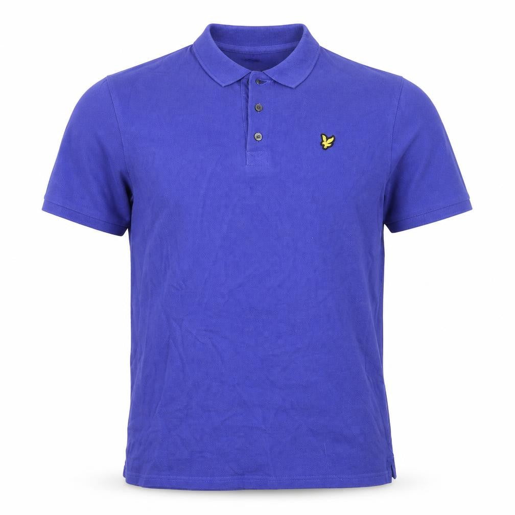 Lyle & Scott Junior Blue Cotton Polo Shirt 14 Years Regular Fit