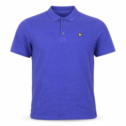 Lyle & Scott Junior Blue Cotton Polo Shirt 14 Years Regular Fit