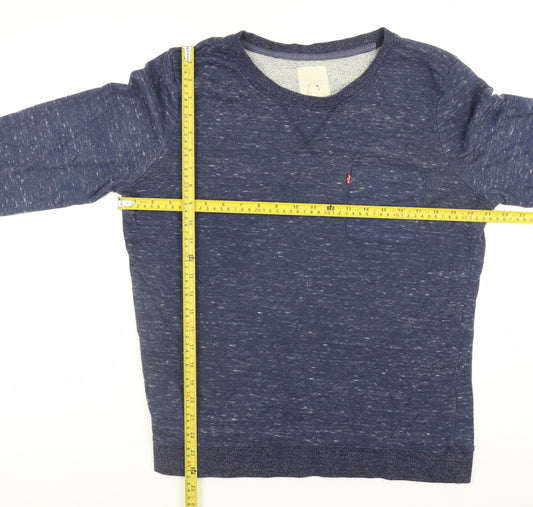 Levi's Men's Blue Crew Neck Sweatshirt XL Long Sleeve Pullover