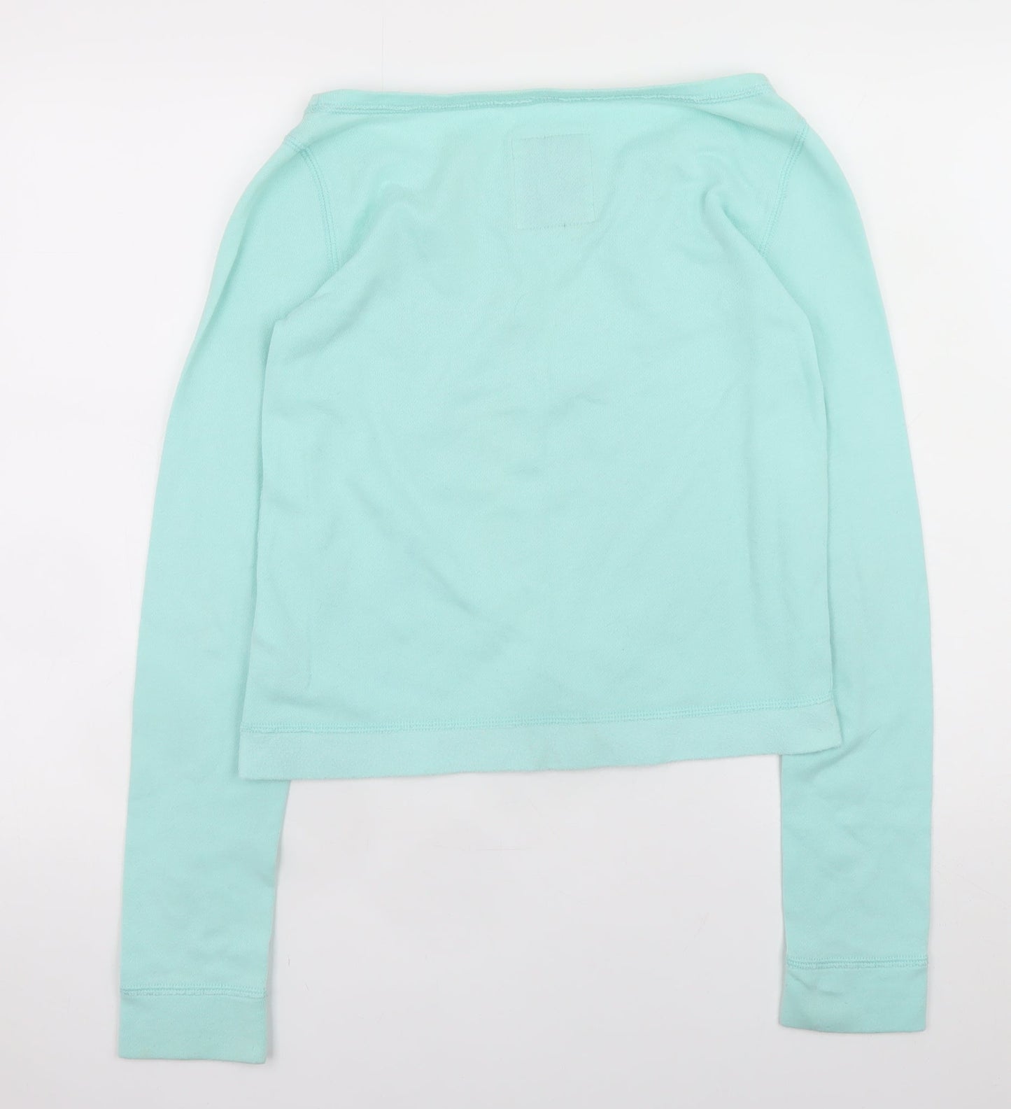 Gilly Hicks Women’s Blue XS Pullover Glitter Logo Sweatshirt