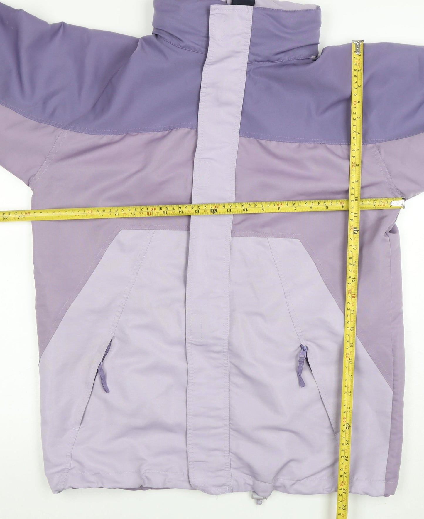 Cotton Traders Women Purple S Jacket Waterproof Hooded Polyester