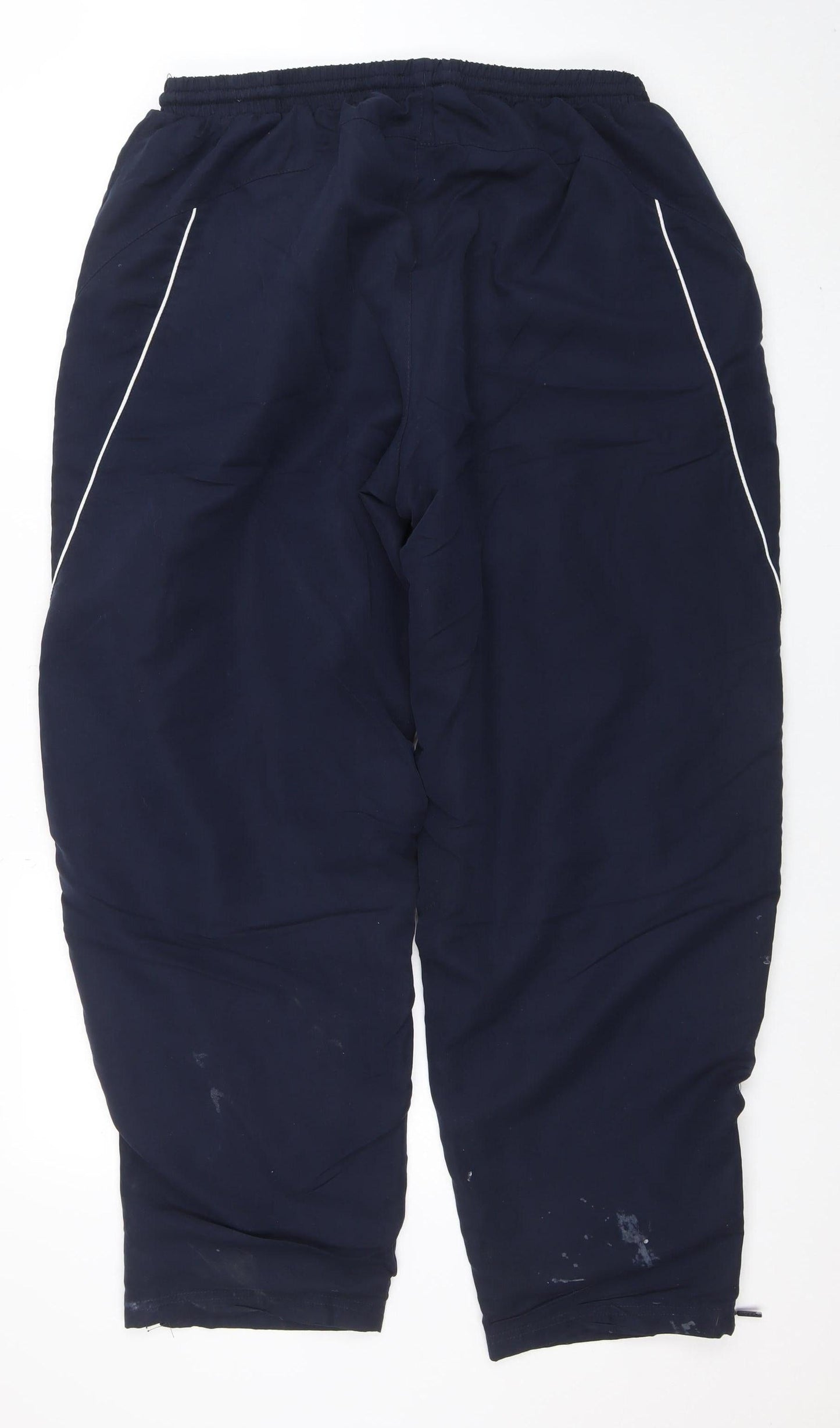 Umbro Men's Blue 2XL Track Pants Nylon Breathable Zip Pocket Trousers