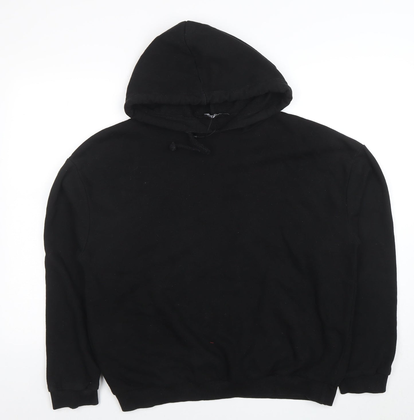 Nasty Gal Women’s Black Size 14 Pullover Hoodie Cotton Blend