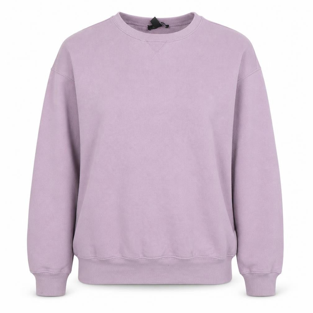 New Look Womens Purple Crew Neck Pullover Sweatshirt Size S