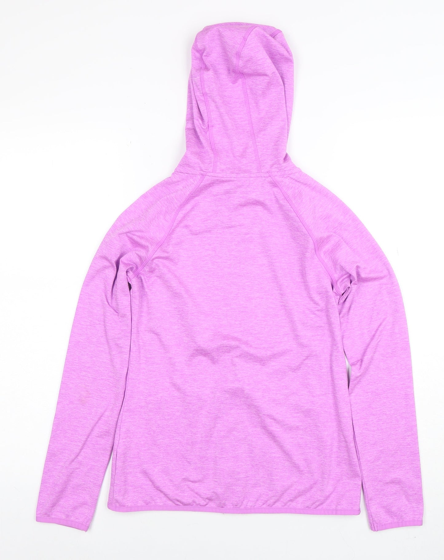 Dunnes Stores Girls Purple Full Zip Hoodie 10-11 Years Lightweight Stretch