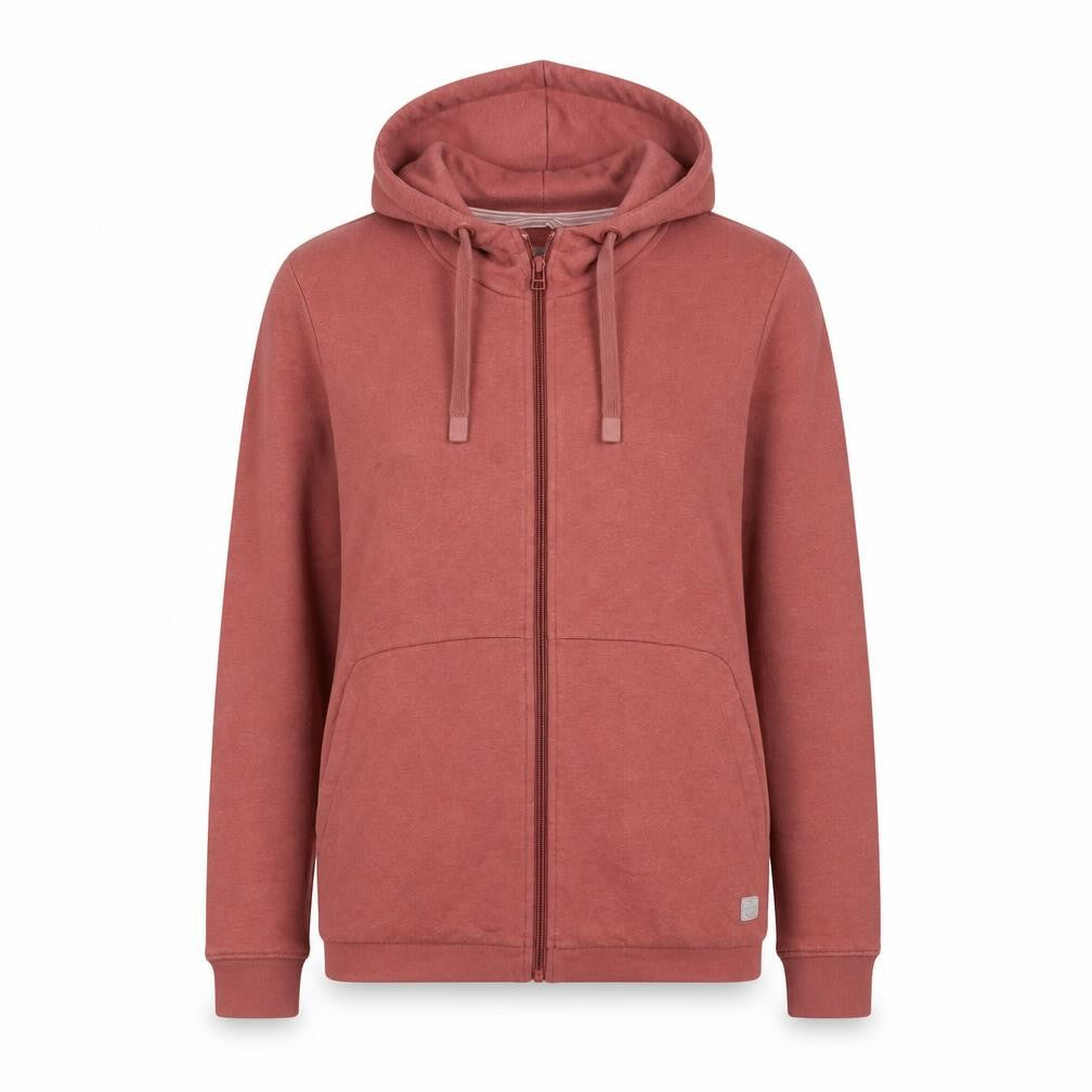 Signal Women’s Pink Full Zip Hoodie Sweatshirt Size M Cotton Blend