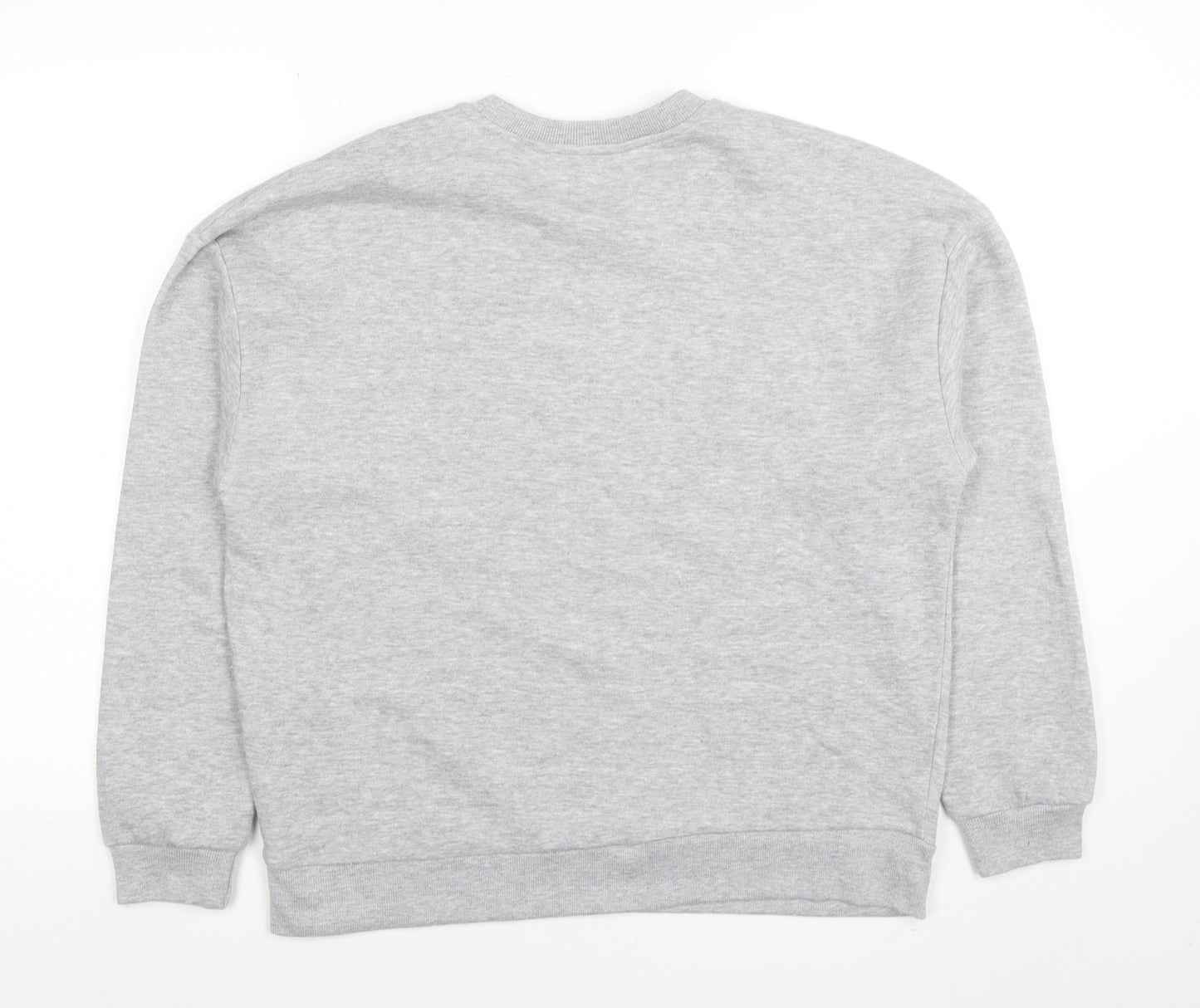 Sinsay Womens Grey Pullover Sweatshirt Size M Cotton Blend