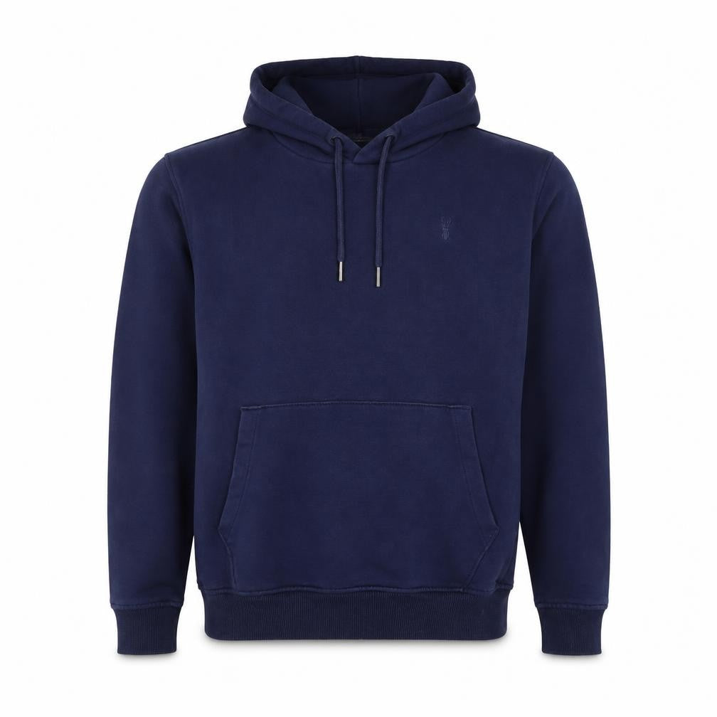 Next Men's Blue Pullover Hoodie Size S Regular Fit Cotton Blend