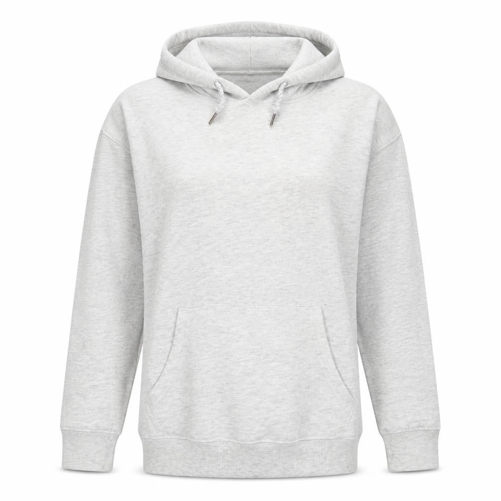 New Look Women Grey Pullover Hoodie Size M Cotton Blend Casual