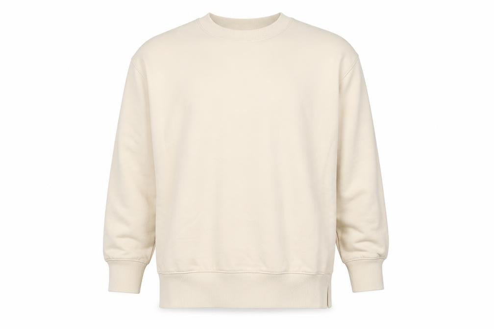 Next Men’s Beige XL Pullover Sweatshirt Long Sleeve Crew Neck