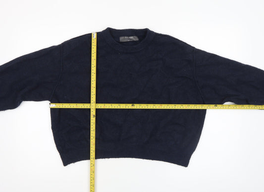 Primark Women’s Blue Crew Neck Long Sleeve Knit Jumper Size L