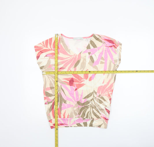 Bianca Women's Multicoloured Viscose Tunic Blouse Size 10