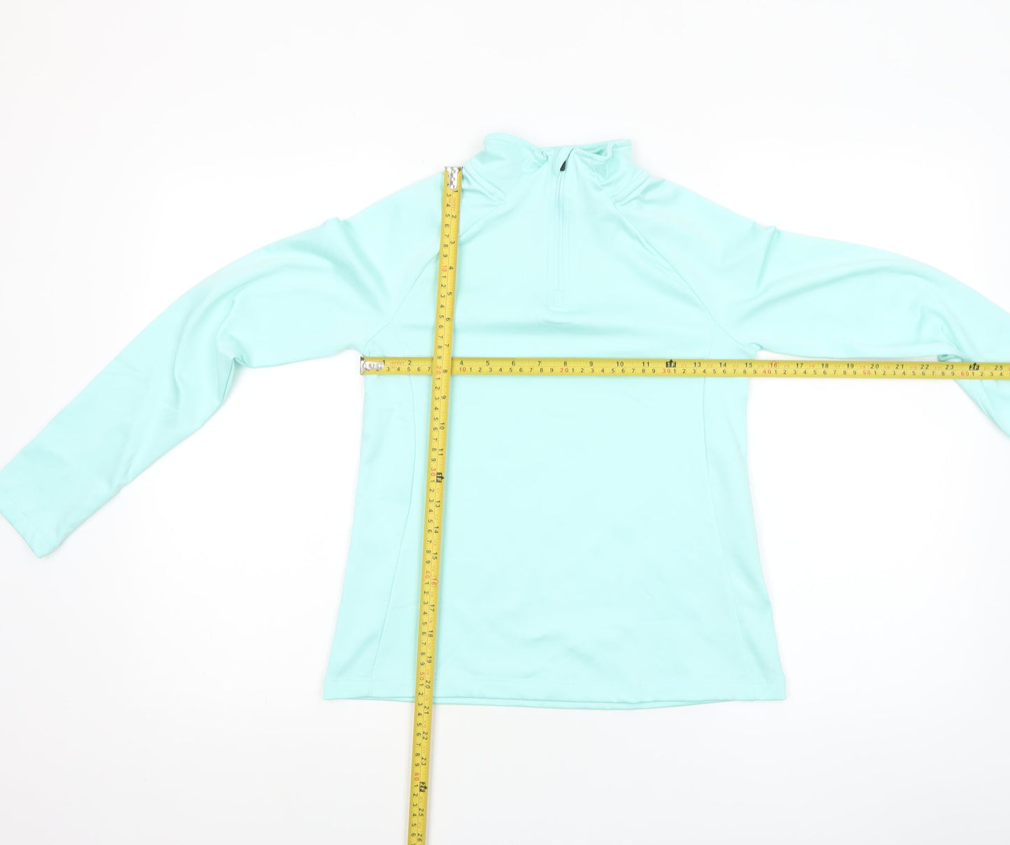 Crivit Girls Blue Long Sleeve 1/4 Zip Sports Top 11-12 Years