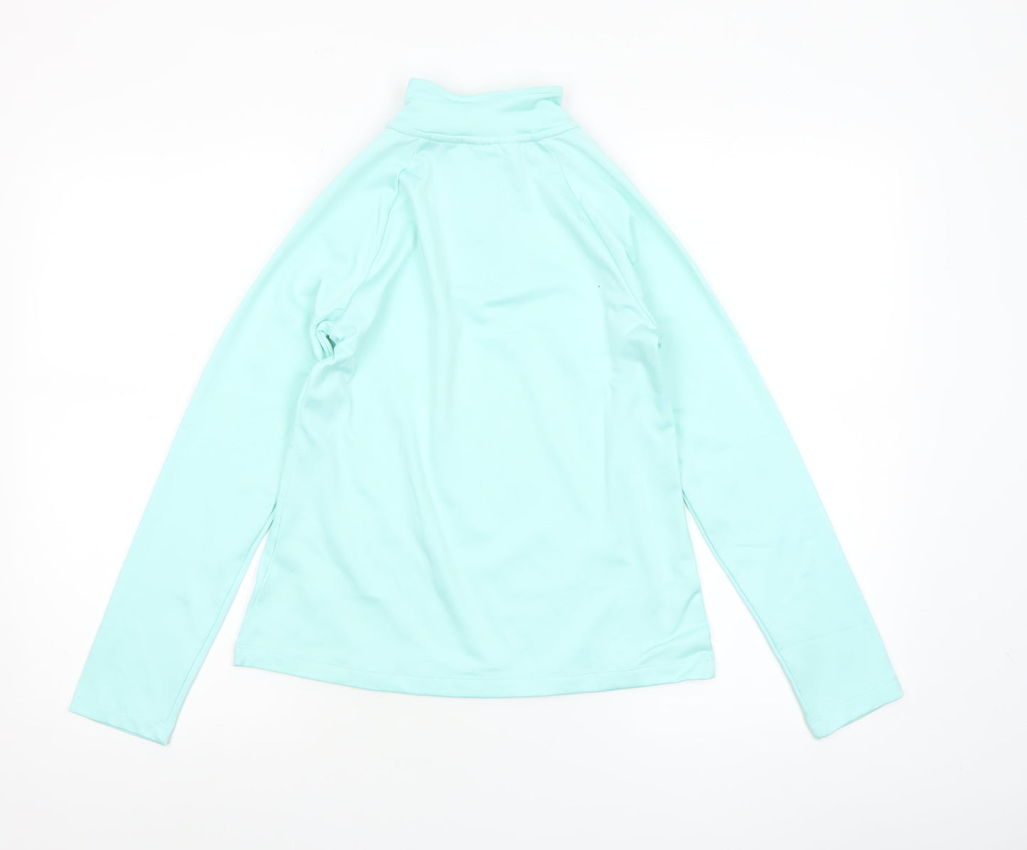 Crivit Girls Blue Long Sleeve 1/4 Zip Sports Top 11-12 Years