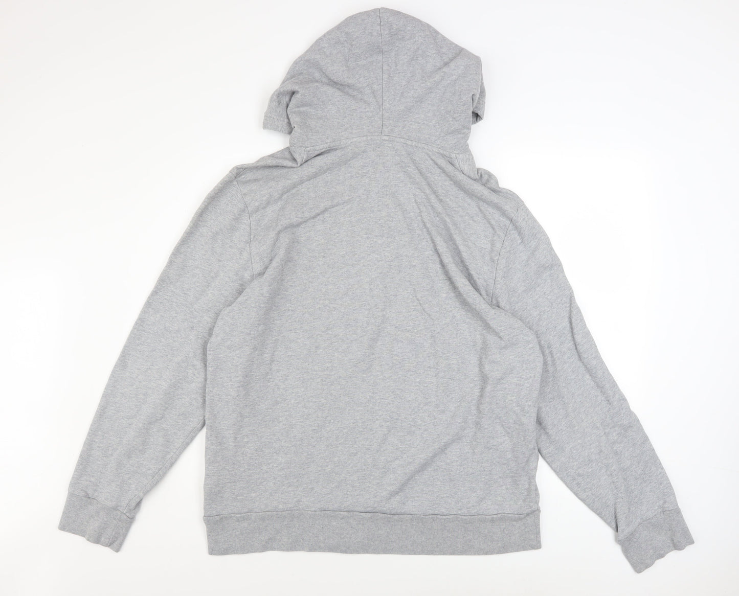 Levi's Men's Grey Pullover Hoodie L Logo Graphic Cotton Fleece