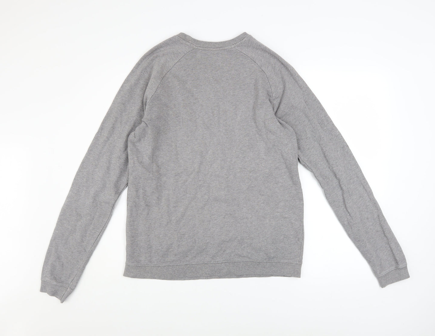 Rapanui Women's Grey Choose Love Organic Cotton Pullover Sweatshirt S