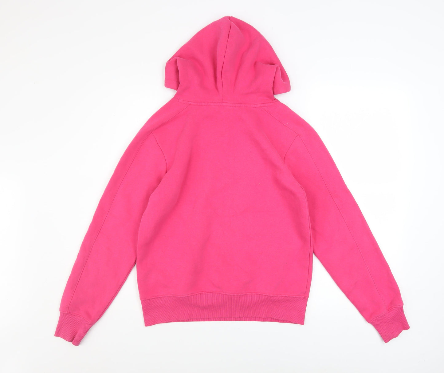 Next Womens Pink XS Pullover Hoodie Cotton Blend Casual