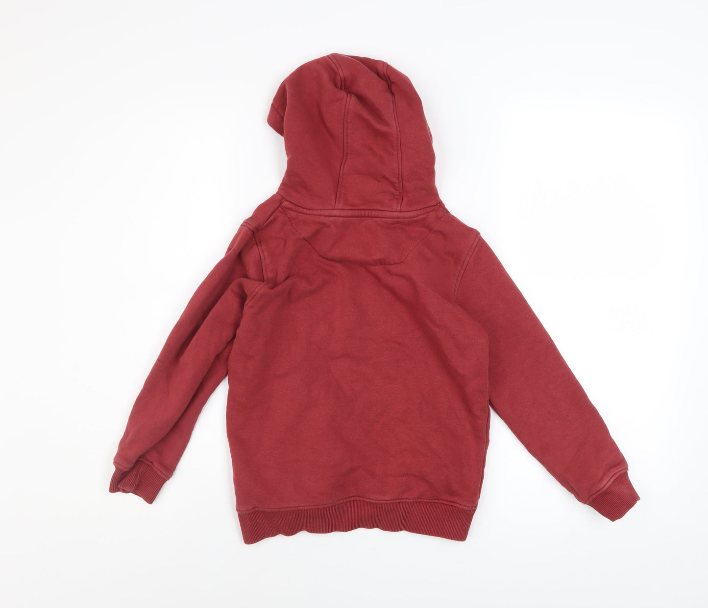 Jack Wills Boys Red Pullover Hoodie 7-8 Years Hooded Sweatshirt