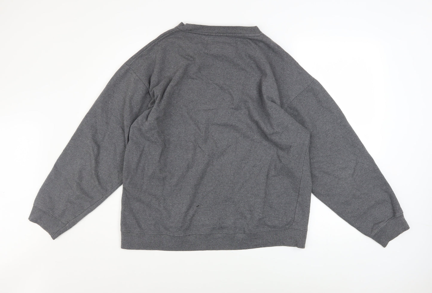 Six Flags Men’s Grey XL Pullover Sweatshirt Graphic Print